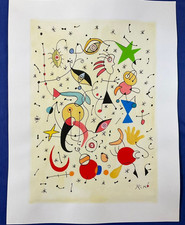 JOAN MIRO - painting drawing