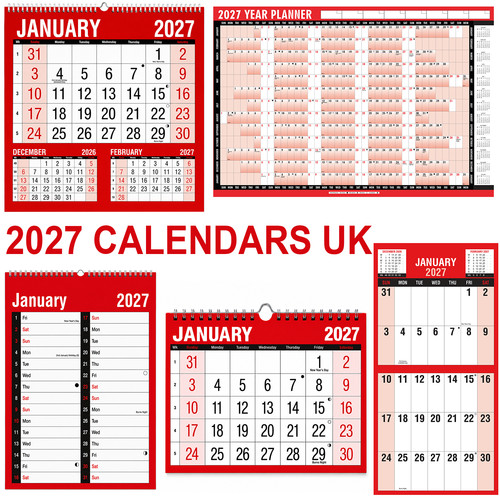 2027 wall calendar - 2027, slim