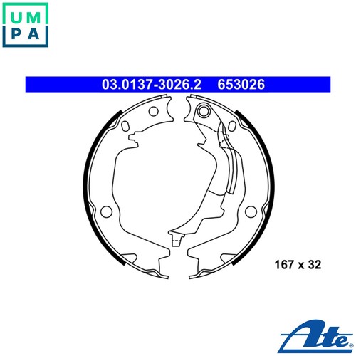 Brake shoe set - set,