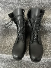 Altama black leather boots - black,