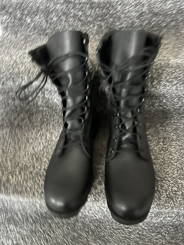 Altama black leather boots - black,