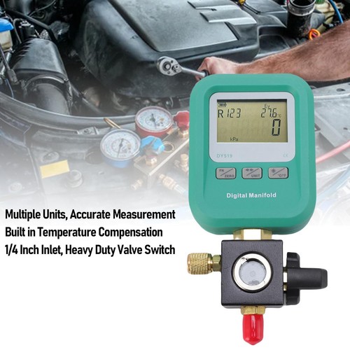 Digital refrigerant gauge - ac,