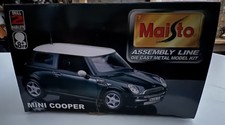 Maisto Mini Cooper S Diecast Collectible 1:24 Scale Build Your Own Model Kit Car