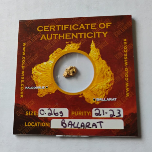 Goldwise natural gold - gold, nugget