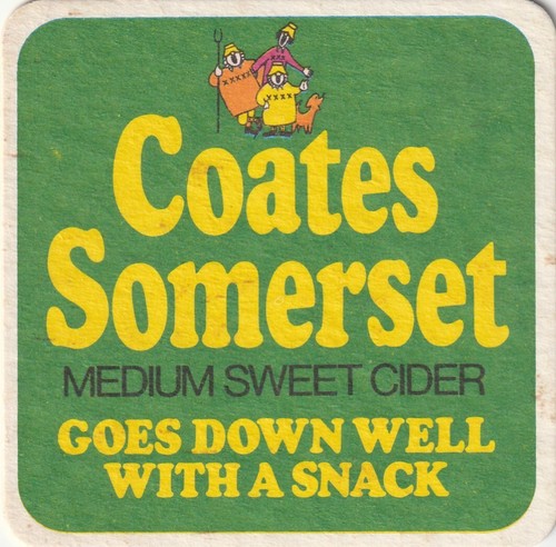 Beer mat coates - cider,