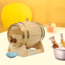 5L Wood Wine Barrel with Stand