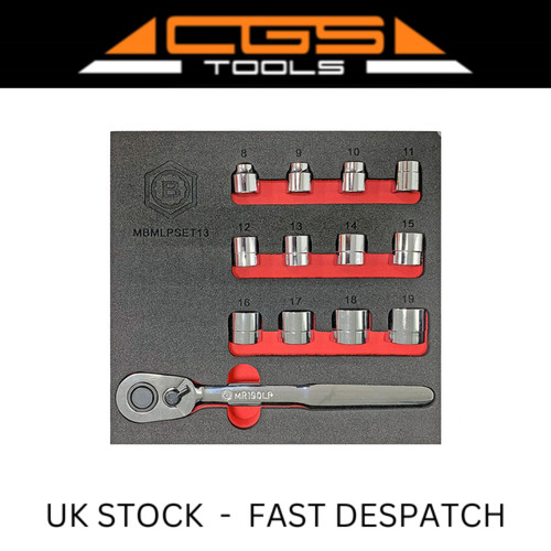 Britool hallmark dr 13 pc - 3/8",