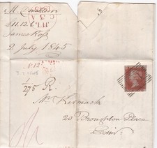 1845 good penny red - good,