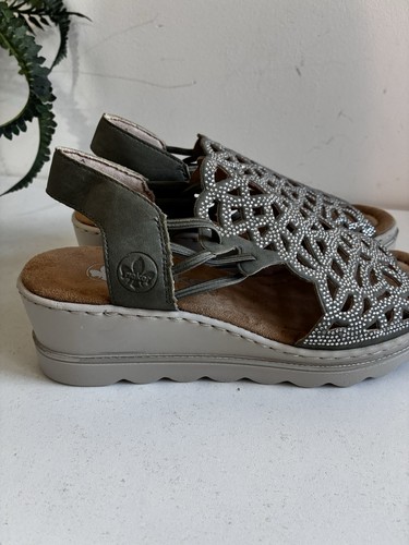 New rieker wedge heels sandals - new,