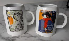 Toulouse Lautrec Pair Of Mugs