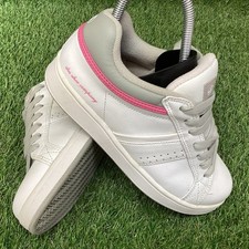 Vintage DVS Huf Skate Shoes Ladies White / Pink size UK 5 (F18)