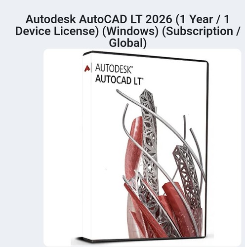 Autodesk autocad 2026 - autodesk, lt