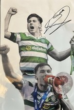 Kieran Tierney Signed 12x8”