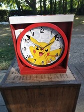 Pokemon Pikachu Wall Clock Red Quartz Analogue By GAME FREAK