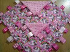 Unicorn Taggy Blanket, 2