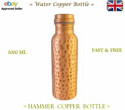 Pure copper water bottle ltr - pure, 1