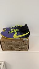NIKE AIR  Men's Elastico II Indoor Soccer Shoes 12 uk purple yellow astro turf 