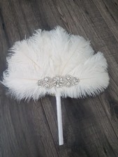 Ostrich Feather MINI Fan