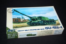 PST 1/72 Scale Soviet WW2 ISU-152-1 Heavy Self Propelled Gun Tank Model Kit
