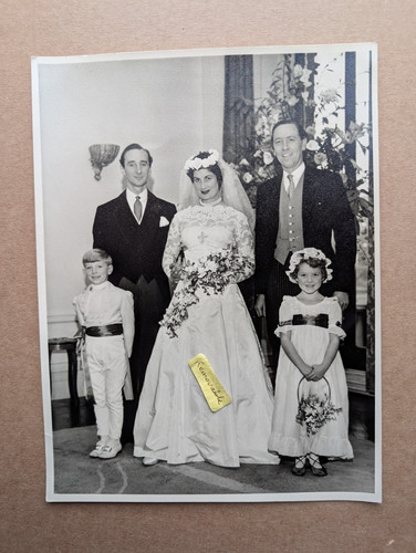 Old photo wedding - old, groom