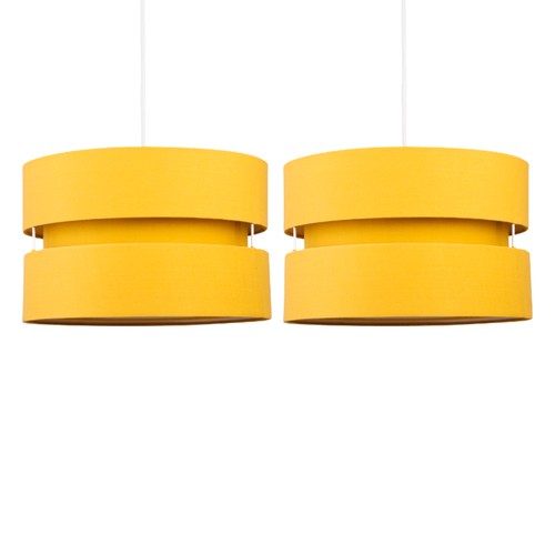 Pair modern ochre yellow - pair,