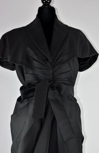 Monique lhuillier black - lhuillier, sz