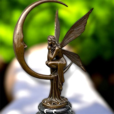 Bronze Mermaid Moon Fairy