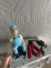 Man/ Grandpa Figure Cake Topper Decoration Edible Fondant Handmade & Tools UK