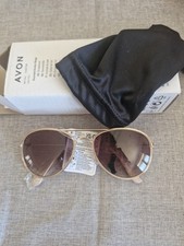 Avon Rounded Beige Sunglasses