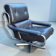 Pieff Brown Leather Chrome