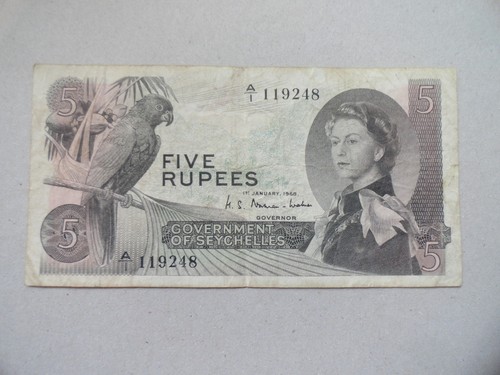 Seychelles five rupees - seychelles,