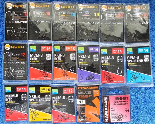 Barbless fishing hooks 17 - barbless,