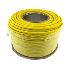 100M - Cat.7A+ Ethernet Network Lan Cable Reel (PoE)/PoE+ ( Drum )- yellow