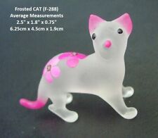 Beautiful Floral Art GLASS CAT