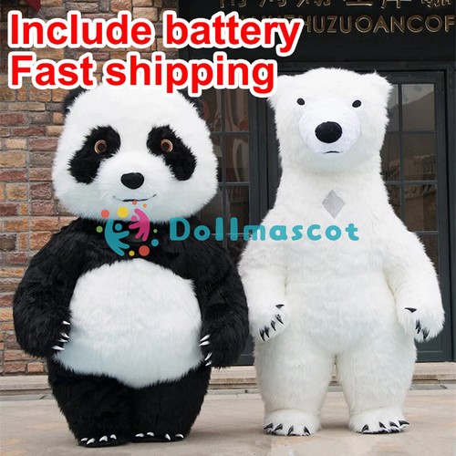 Inflatable polar bear - bear, mascot