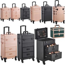Professional Makeup Case Cosmetic Trolley Hairdressing Nail Vanity Storage Box
