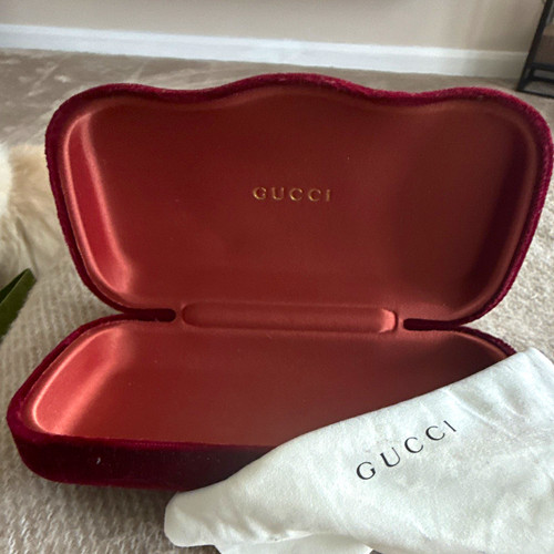 Gucci burgundy velvet - burgundy,