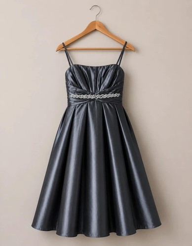 Kelsey rose grey satin - kelsey,