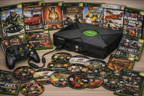 Original xbox console all - xbox, +