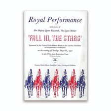 1977 Royal Performance Programme ‘Fall In, The Stars’ London Palladium