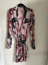 Ladies Soft Fabric Size 8-10 Dressing Gown From George