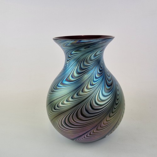Vintage okra iridescent art - iridescent,