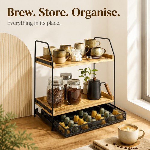 Coffee machine stand - machine, capsule