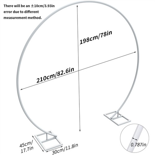 Round hoop balloon - 2-2.4m,