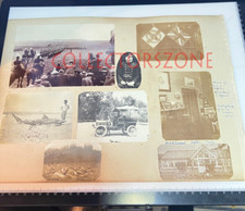 C 1910 Duke Of Cornwall light infantry & family 2 sided photo album page