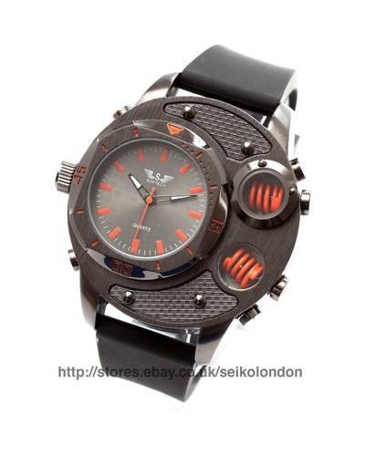 Softech gents black dial - softech,