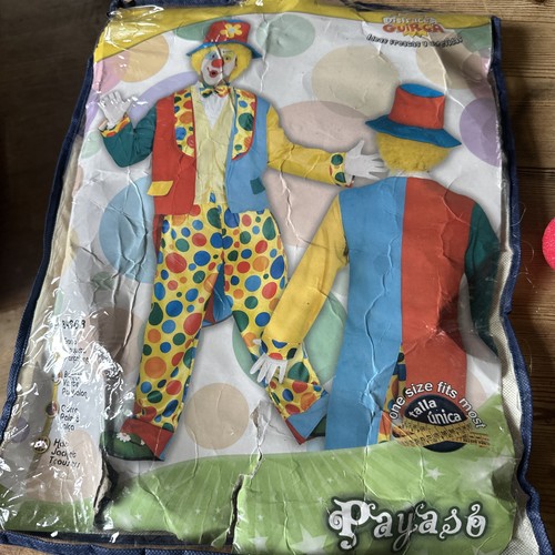 Adult spotted clown costume - clown,