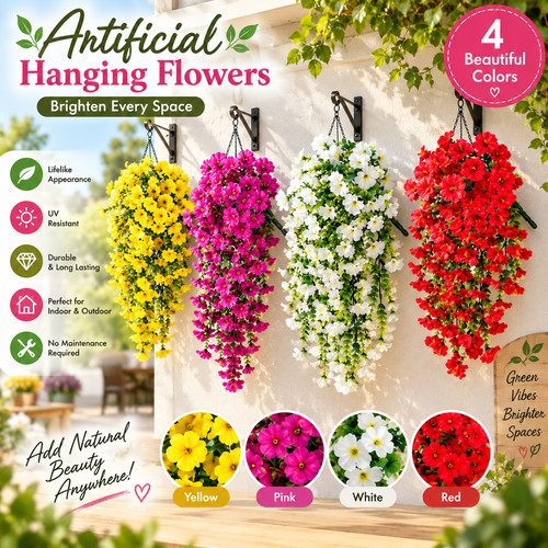 2pcs artificial fake hanging - 2pcs,