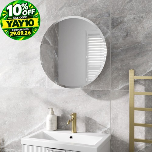 Bathroom round door mirror - bathroom,