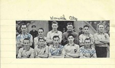 Norwich City - 1951/52 - Teamgroup signed by 3 -  hand signed picture